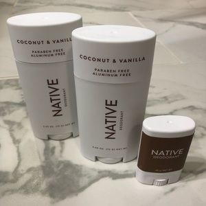 Native Deodorant Set - Coconut and Vanilla